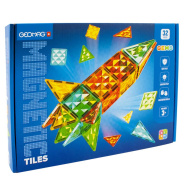 Geomag: Magnetyczne Płytki Gems Rakieta - zestaw rakieta 32 elementy