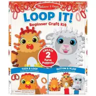 Hurkold! Zestaw kreatywny do tworzenia kukiełek ze zwierzętami z farmy - Melissa & Doug