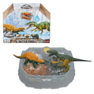 Jurassic World: Zestaw Bitewny Dino Reveal z 2 dinozaurami - Mattel