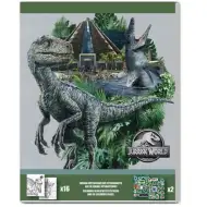 Jurassic World kolorowanka z naklejkami w dwóch wersjach