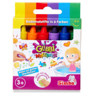 Kredki wodne Glibbi 6 sztuk - Simba Toys