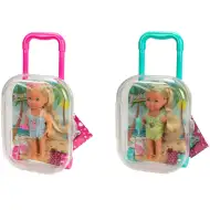 Lalka podróżniczka Évi Love z walizką i akcesoriami, różne warianty, 1 sztuka – Simba Toys