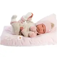 Llorens: Reborn limitowana edycja realistycznej noworodkowej lalki z frędzlowym ubrankiem 42 cm