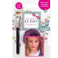 Lukky: Fioletowy żel do ciała z brokatem