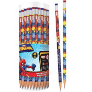 Luna: Ołówek grafitowy z gumką Spider-Man, dostępny w dwóch wersjach, 1 sztuka