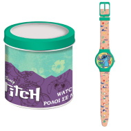 Luna: Zegarek analogowy Lilo & Stitch w metalowym pudełku ozdobnym
