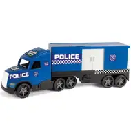 Magic Truck: Policyjna ciężarówka z fluorescencyjnymi lampami 81cm - Wader
