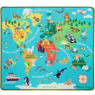 Mata do zabawy "Dookoła świata" 100x90 cm - Melissa & Doug