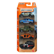 Matchbox: Off Road Camping zestaw 5 samochodzików 1:64 - Mattel