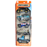 Matchbox: Off Road II. Zestaw 5 samochodzików w skali 1:64 - Mattel