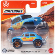 Matchbox: Volkswagen Beetle 4x4 niebieski samochodzik 1/64 - Mattel