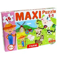 Maxi puzzle ze zwierzętami gospodarskimi - D-Toys