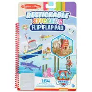 Melissa & Doug: Psi Patrol - Zatoka Przygód Książeczka z wielorazowymi naklejkami
