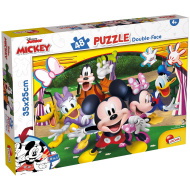 Myszka Miki 2 w 1 puzzle 48 elementów i kolorowanka 35x25 cm - Lisciani