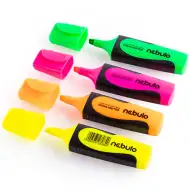 Nebulo: Neon zakreślacze 2-5 mm, zestaw 4 sztuki