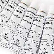 Nebulo: Tempera w tubie biała tytanowa 12ml 1 szt.