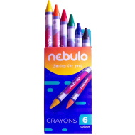 Nebulo: zestaw 6 kredek woskowych