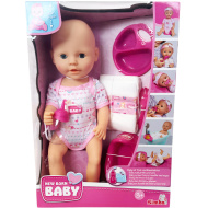 New Born Baby - lalka siusiająca z akcesoriami, 38 cm - Simba Toys