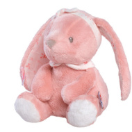 Nicotoy: pluszowy króliczek Louise w kolorze różowym 13 cm - Simba Toys