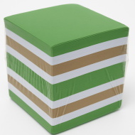 Notes samoprzylepny kolorowy, klejony, 900 arkuszy, 8,5x8,5x8,5 cm