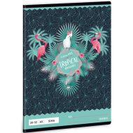 Pink Flamingo 32-kartkowy gładki zeszyt 20-32 A/5