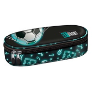 Piórnik owalny St.Right Neon Football PC01 23x9,5x6 cm
