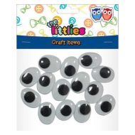 Plastikowe oczy 7mm 100 sztuk