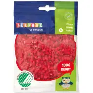 PlayBox: 5mm MIDI koraliki do prasowania 1000 sztuk w kolorze czerwonym