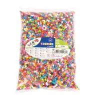 PlayBox: Kolorowy mix koralików MIDI do prasowania 5 mm, 10 000 sztuk w 10 różnych kolorach.