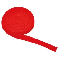 PlayBox: Wypełniany czerwony materiałowy rulon 10m x 3 cm