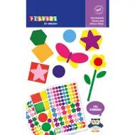 PlayBox: Zestaw naklejek dekoracyjnych 3 arkusze 346 sztuk