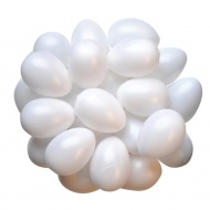 PlayBox: Zestaw plastikowych jajek 25 sztuk 6x4,5 cm