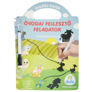 Przedszkolne zadania rozwojowe dla dzieci w wieku przedszkolnym zmazywalnym markerem – D-Toys
