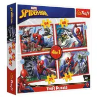 Puzzle 4 w 1 Spider-Man 70-54-48-35 elementów - Trefl