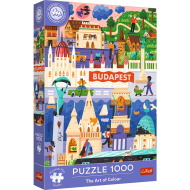 Puzzle EB: Budapeszt, 1000-elementowa, premium puzzle – Trefl