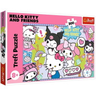 Puzzle Hello Kitty i przyjaciele, 300 elementów - Trefl