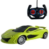 RC samochód sportowy z oświetleniem w dwóch wersjach, skala 1/22, 20 cm, 27 MHz