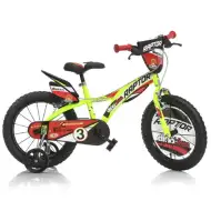 Raptor zielony rowerek dziecięcy w rozmiarze 16 - rower Dino Bikes