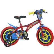 Rower dziecięcy Psi Patrol czerwono-niebieski w rozmiarze 14 - rower Dino Bikes