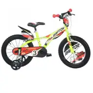 Rower dziecięcy Raptor zielony w rozmiarze 14 – rower Dino Bikes