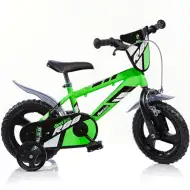 Rowerek dziecięcy Mountain Bike R88 zielono-czarny w rozmiarze 12 - rower Dino Bikes