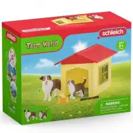 Schleich: Farm World - Przyjazna buda dla psa zestaw (42573)