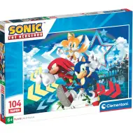 Sonic jeż i przyjaciele puzzle 104 elementy - Clementoni
