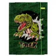 Spirit: teczka kartonowa z gumką T-Rex w formacie A4