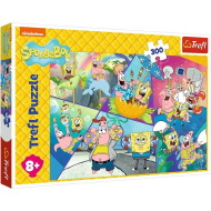 SpongeBob i mieszkańcy Bikini Dolnego, puzzle 300 elementów - Trefl