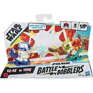 Star Wars Battle Bobblers R2-D2 vs Yoda figurka z klipsem - Hasbro