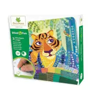 Stick'N Fun mozaikowe obrazki - Zwierzęta dżungli