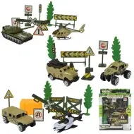 Super Army: Zestaw wojskowy z pojazdami i akcesoriami w różnych wariantach 1 szt.