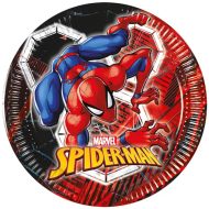 Talerzyki papierowe Spider-Mana, zestaw 8 szt., 20 cm
