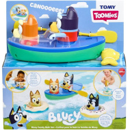 Tomy Toomies: Bluey — rodzinna przejażdżka łodzią, zabawka do kąpieli